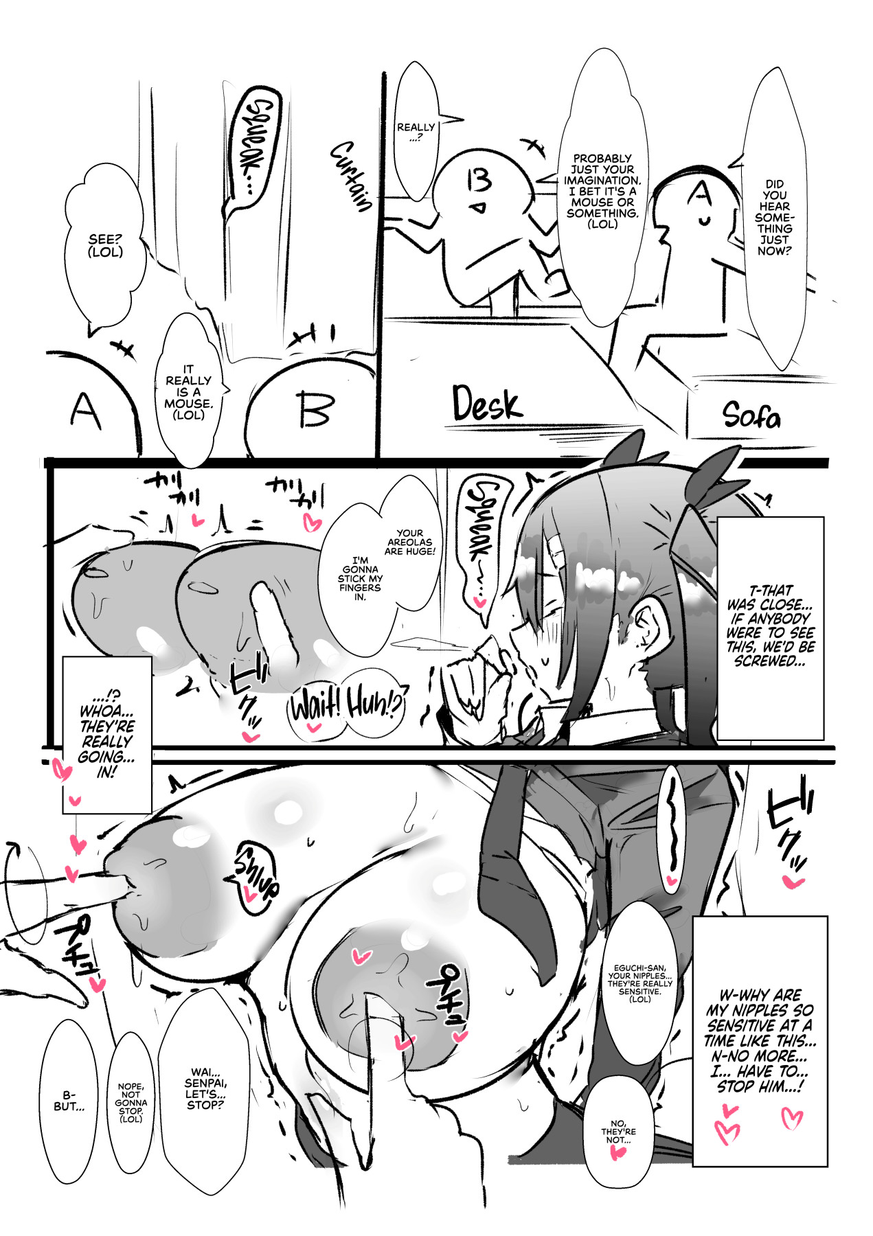 Hentai Manga Comic-The Case Of My Junior Being Too Sexy Because of Her Huge Boobs-Read-12